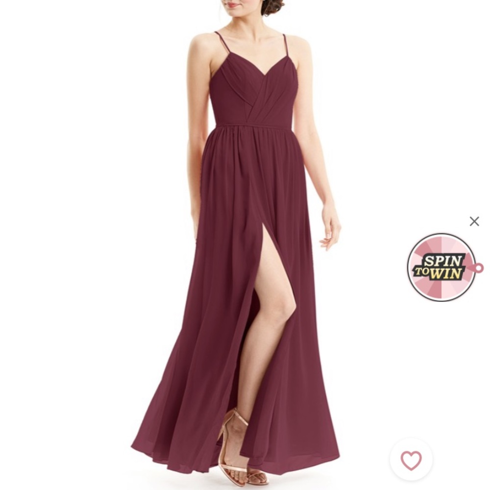 Azazie Cora Bridesmaid/Formal Dress Cabernet
